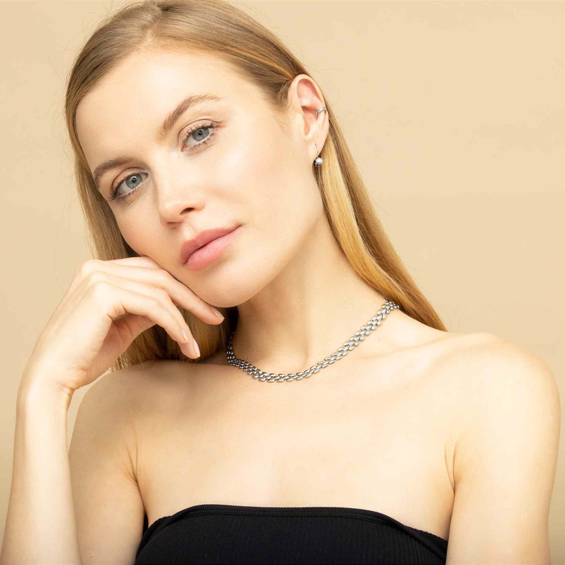 Buttoned Up Drop Earrings