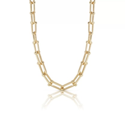 Luxurious Gold Toggle Closure Necklace