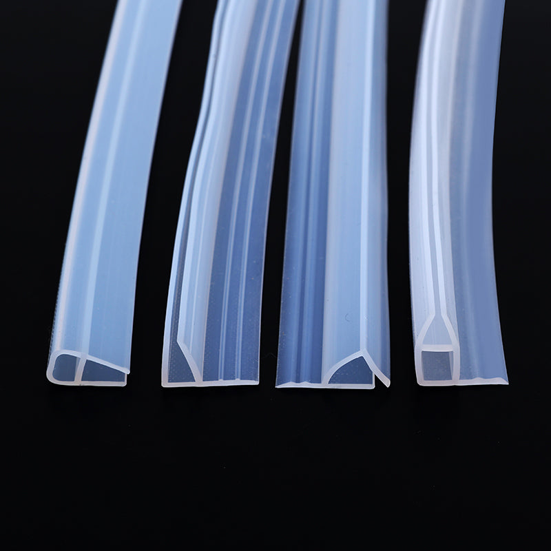 U. F, H, corner type glass door sealing strip, frameless glass shower door, door bottom/corner side sealing strip sealing rubber
