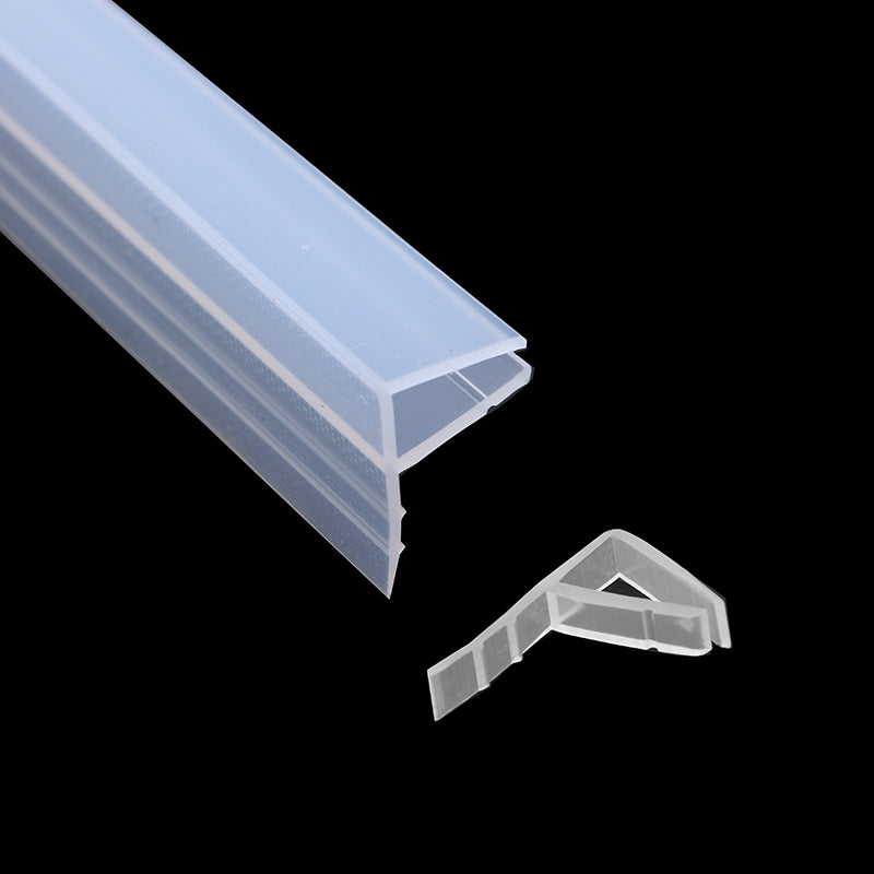 U. F, H, corner type glass door sealing strip, frameless glass shower door, door bottom/corner side sealing strip sealing rubber