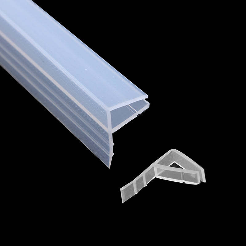 U. F, H, corner type glass door sealing strip, frameless glass shower door, door bottom/corner side sealing strip sealing rubber