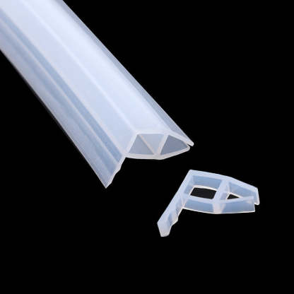 U. F, H, corner type glass door sealing strip, frameless glass shower door, door bottom/corner side sealing strip sealing rubber