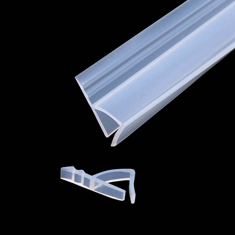 U. F, H, corner type glass door sealing strip, frameless glass shower door, door bottom/corner side sealing strip sealing rubber