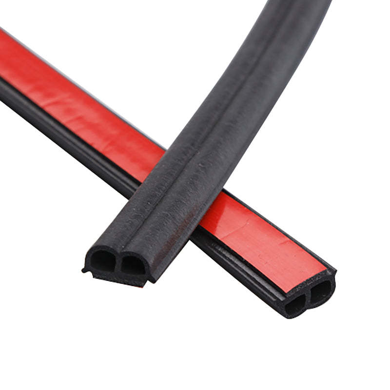 Car door rubber sealing strip, universal B-type self-adhesive adhesive strip, car window soundproof door sealing strip
