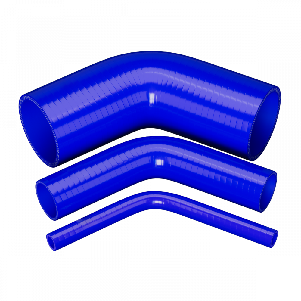 High quality factory silicone hose 60 degree elbow