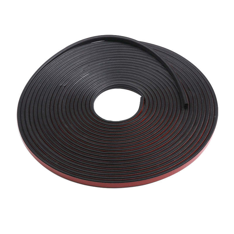 Car door rubber sealing strip, universal B-type self-adhesive adhesive strip, car window soundproof door sealing strip