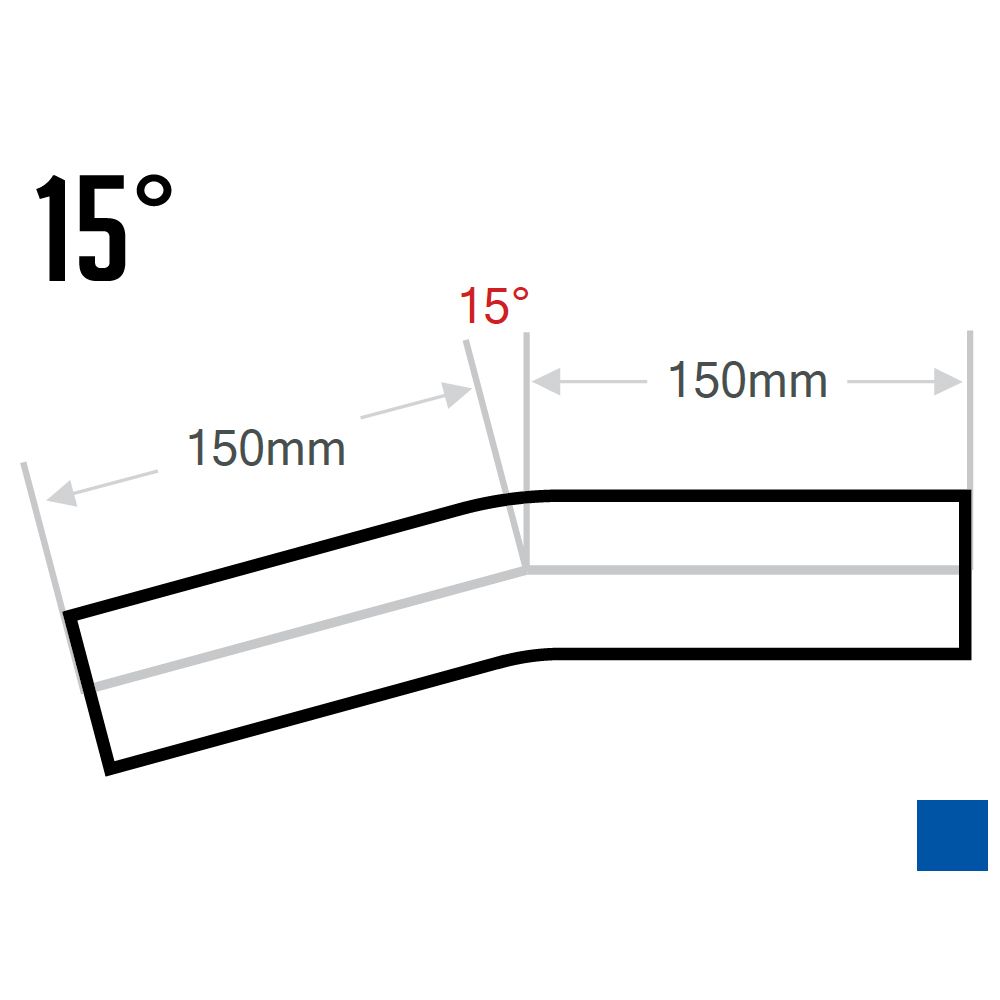 High quality factory silicone hose 15 degree elbow