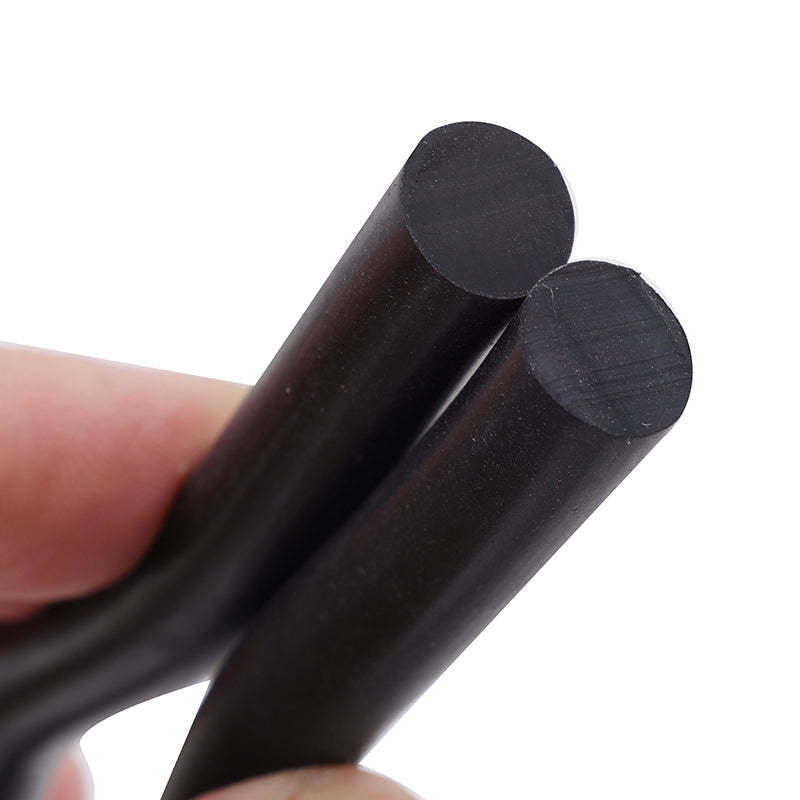 Circular line seal, weatherproof seal, joint filling profile, solid and dense rubber, black