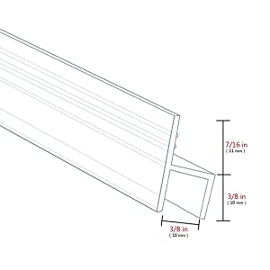 Glass Door Seal Strip