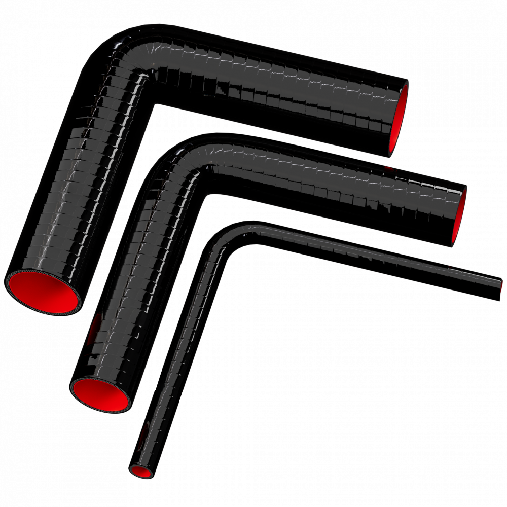 High quality factory 90 degree silicone multipurpose radiator fuel hose