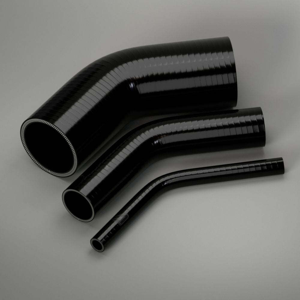 High quality factory silicone hose 45 degree elbow