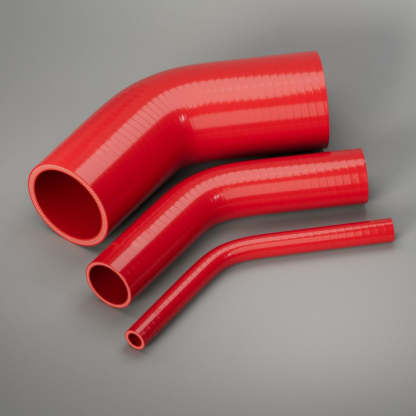 High quality factory silicone hose 45 degree elbow