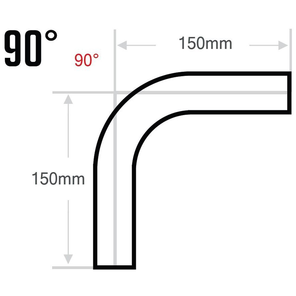 High quality factory silicone hose 90 degree elbow