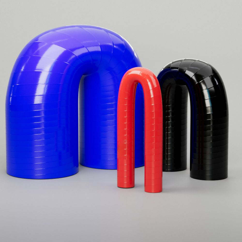 High quality factory silicone hose 180 degree elbow