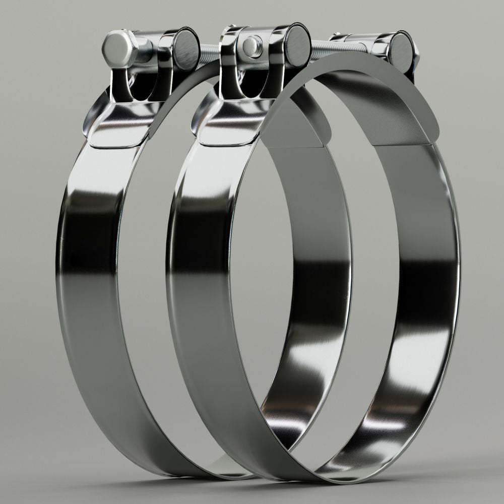 High quality silicone hose fittings clamps T-bolt hose clamps heavy duty