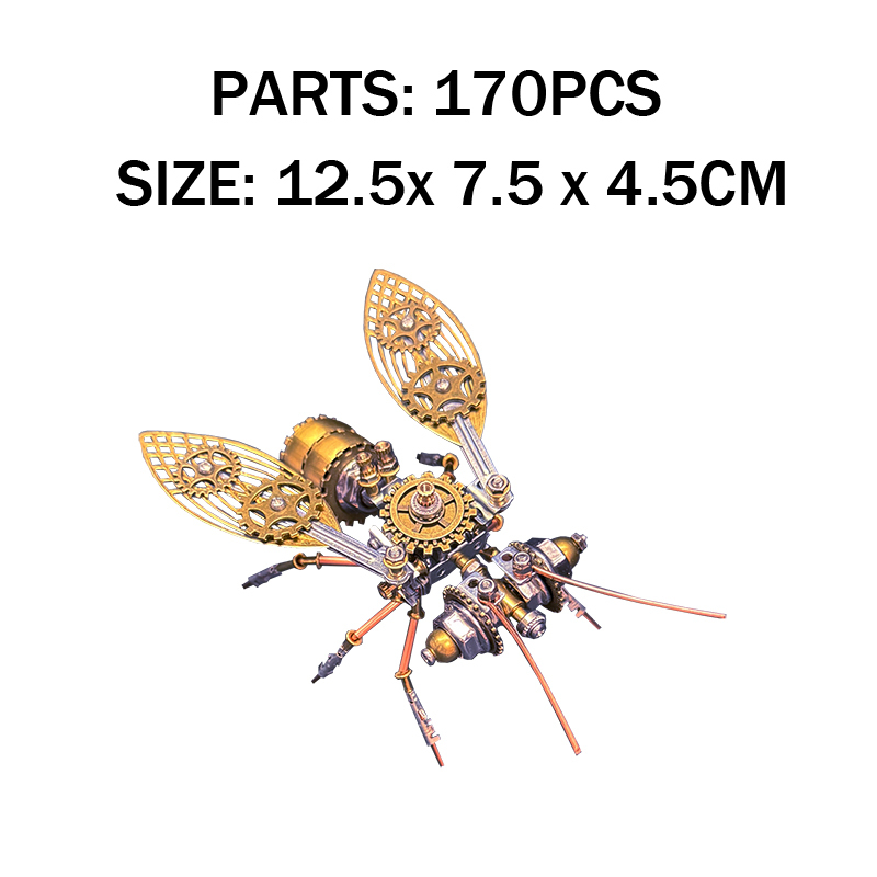 Mechanical Wasp DIY Puzzle Kit for STEM Education and Creativity