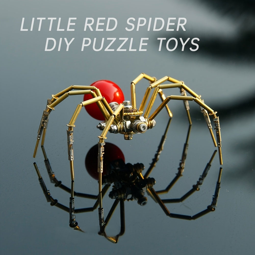 3D Metal Spider Puzzle Toy