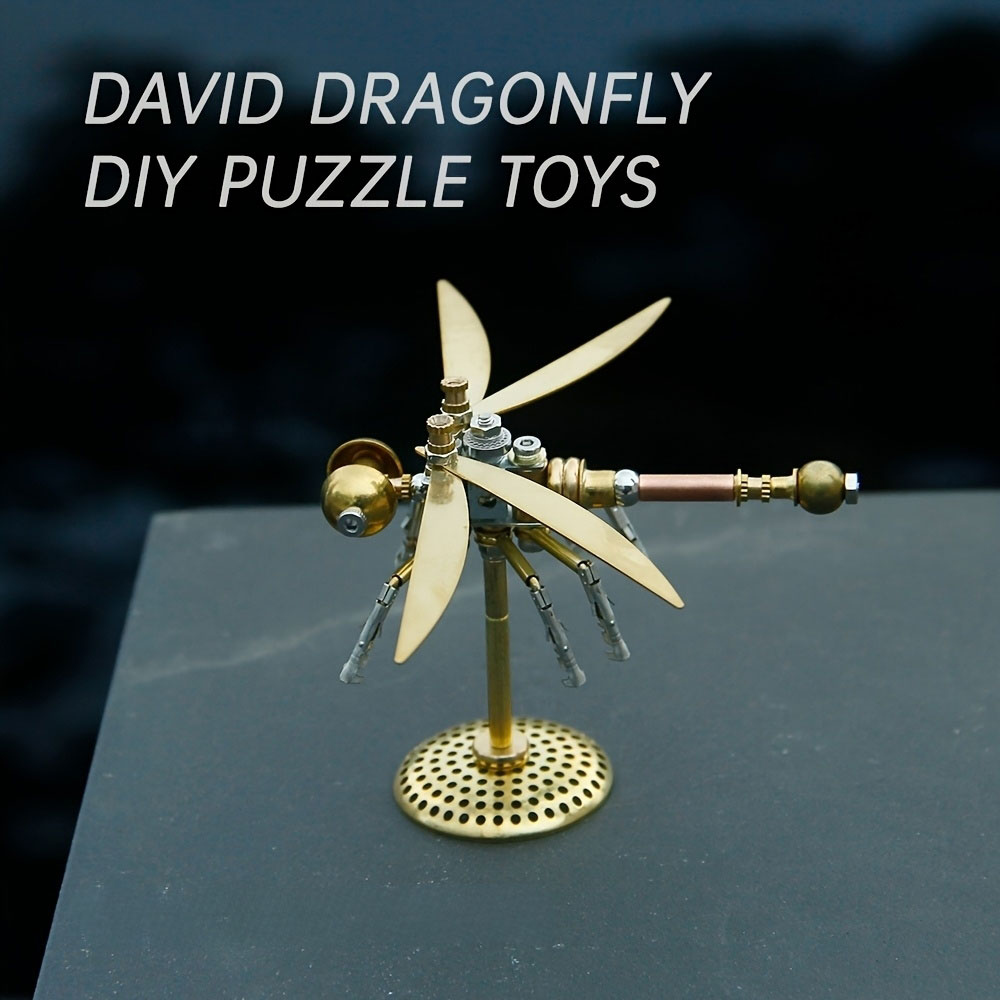 3D Metal Puzzle Biwei Dragonfly Metal Assembly Craft Kit