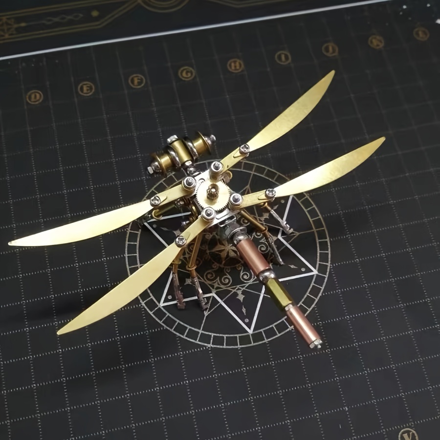 3D Metal Dragonfly Puzzle Model Kit