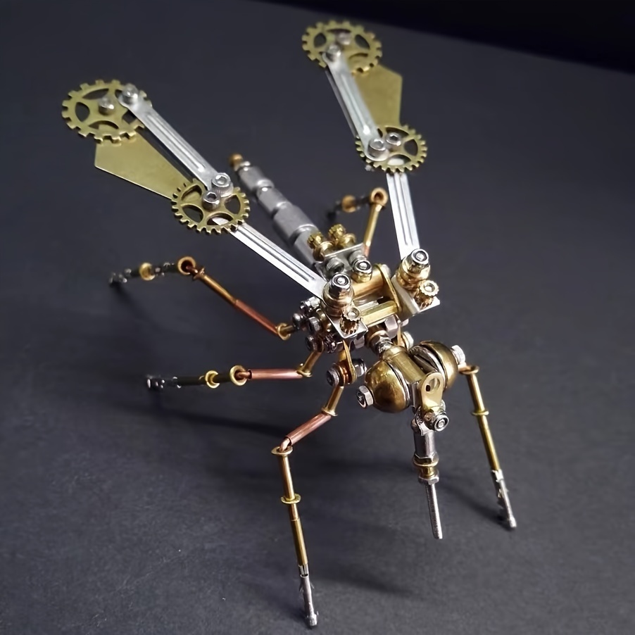 Steampunk Mechanical Mosquito Metal Puzzle