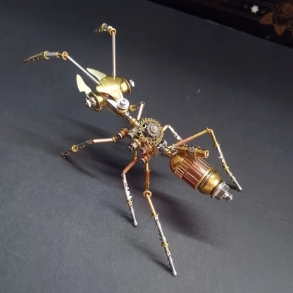 Steampunk Mechanical Ant Metal Assembly Puzzle