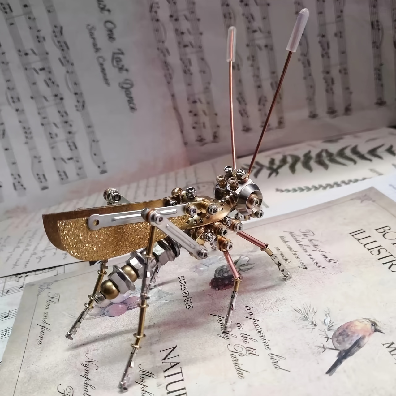 Grasshopper DIY Creative And Fun Metal Puzzle