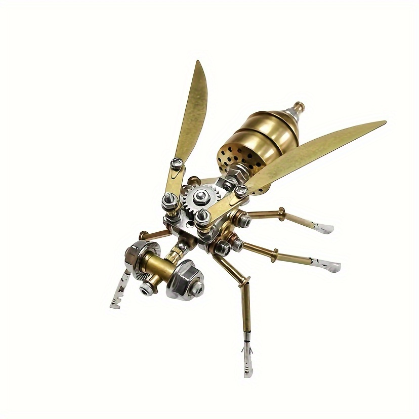 3D Golden Bumblebee DIY Metal Puzzle