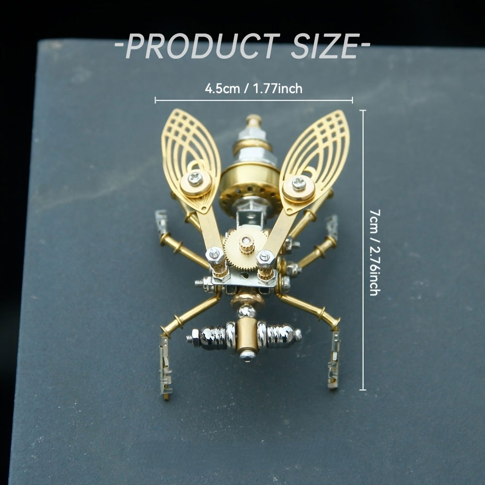 3D Metal Puzzle Model Fruit Fly DIY Creative and Fun Steampunk