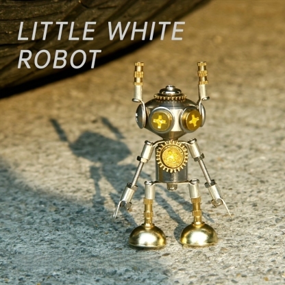 Handcrafted Brass Cyberpunk Metal Robot Puzzle
