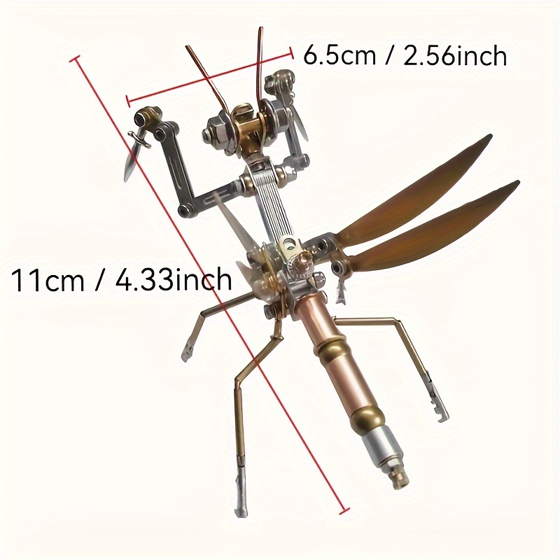 3D Mechanical Insect Model Puzzle Kit