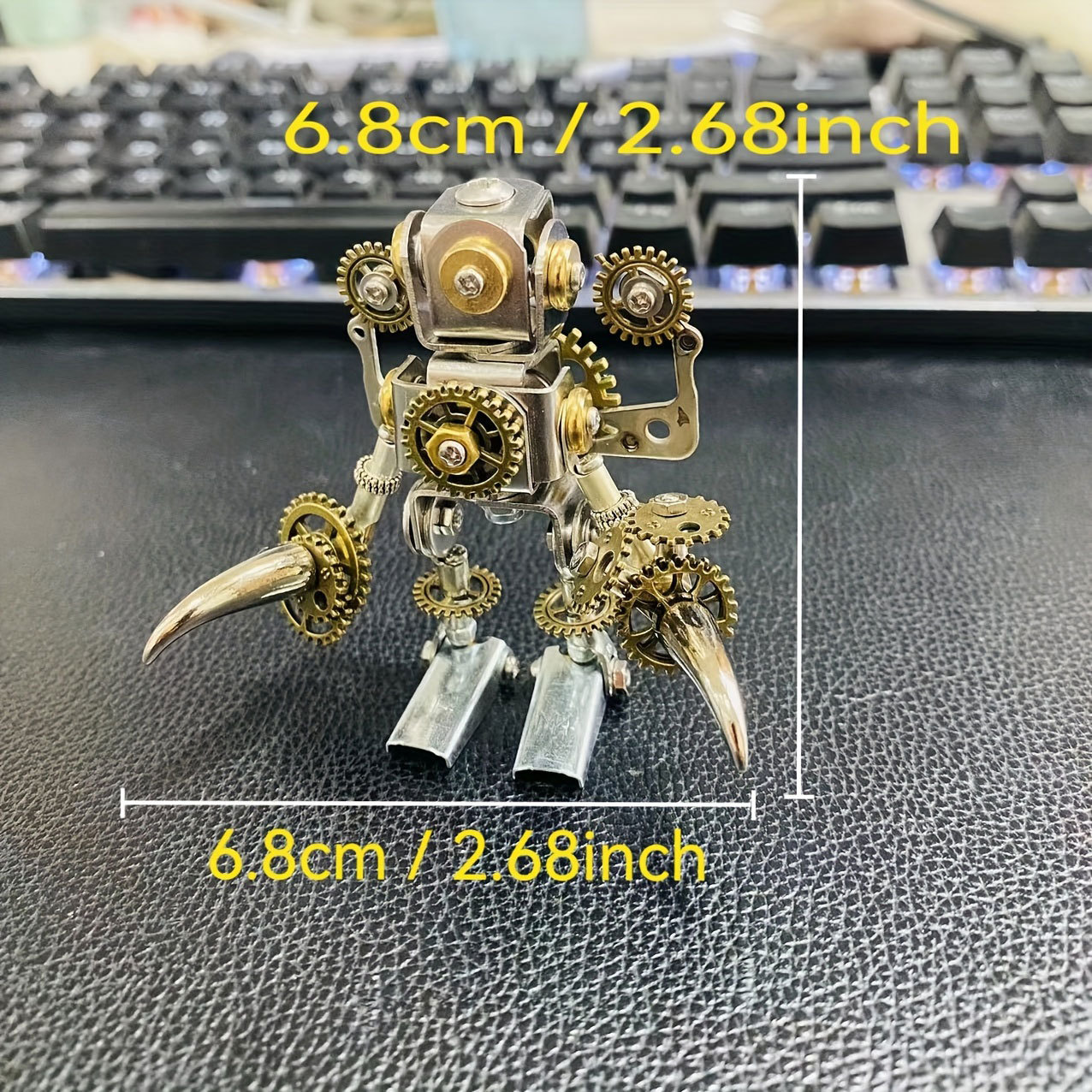 3D Metal Puzzle Steampunk Mechanical Robot Figurine