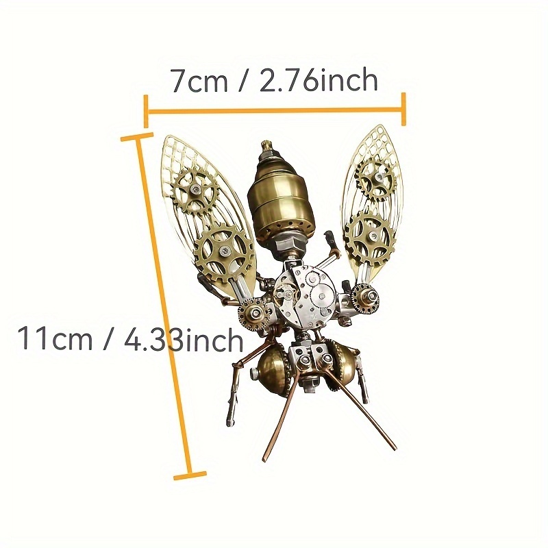 Steampunk Mechanical Bee 3D Puzzle