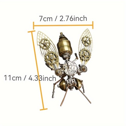 Steampunk Mechanical Bee 3D Puzzle