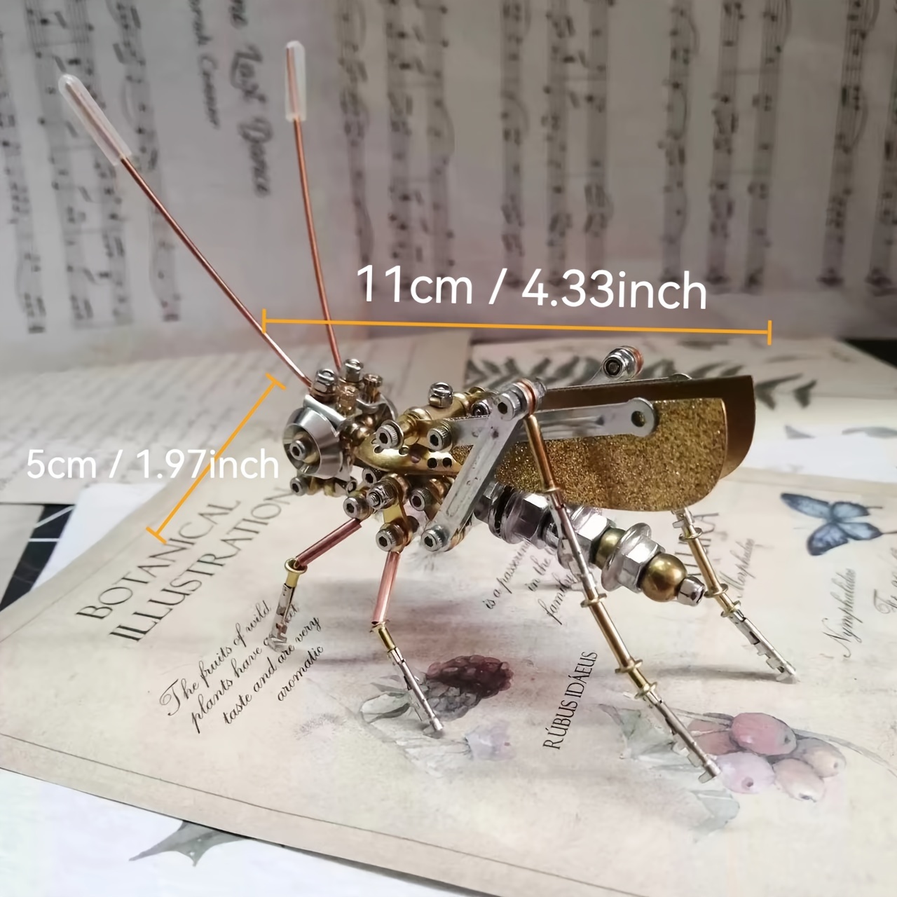 Grasshopper DIY Creative And Fun Metal Puzzle