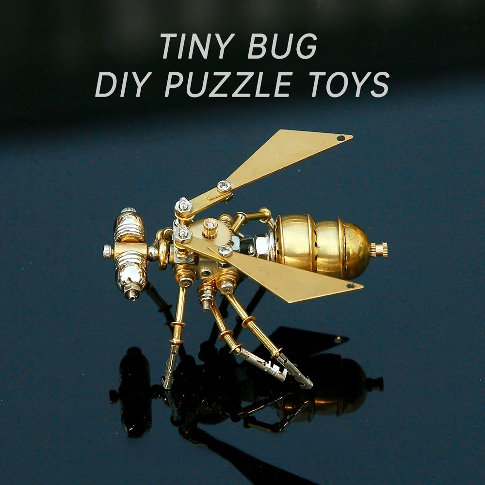3D Metal Puzzle Tiny Bug DIY Puzzle Toy