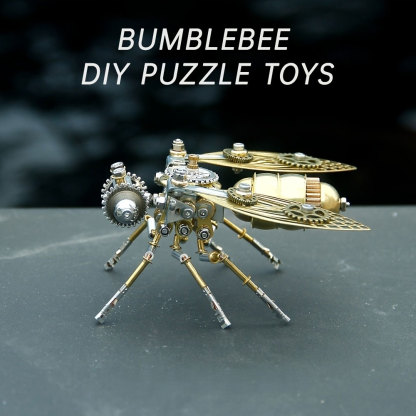 3D Metal Puzzle Punk Mechanical Bee DIY Toy