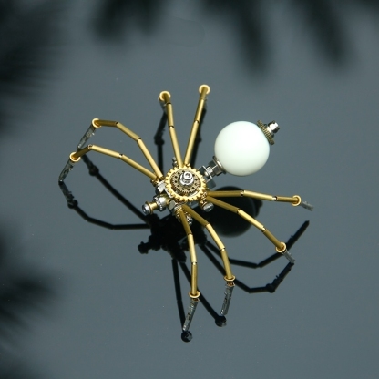 3D Metal Puzzle DIY Creative Metal Spiral Spider
