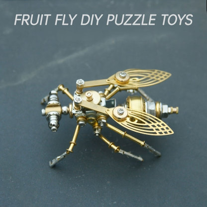 3D Metal Puzzle Model Fruit Fly DIY Creative and Fun Steampunk