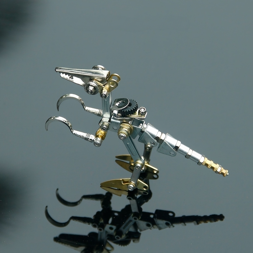 3D Metal Puzzle Steampunk Scythe Dragon DIY Steampunk