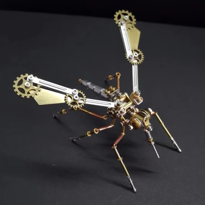 Steampunk Mechanical Mosquito Metal Puzzle
