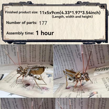 Grasshopper DIY Creative And Fun Metal Puzzle