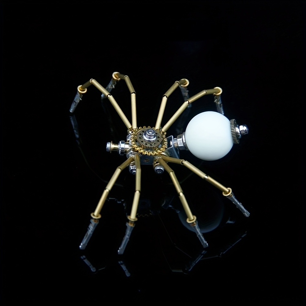 3D Metal Puzzle DIY Creative Metal Spiral Spider