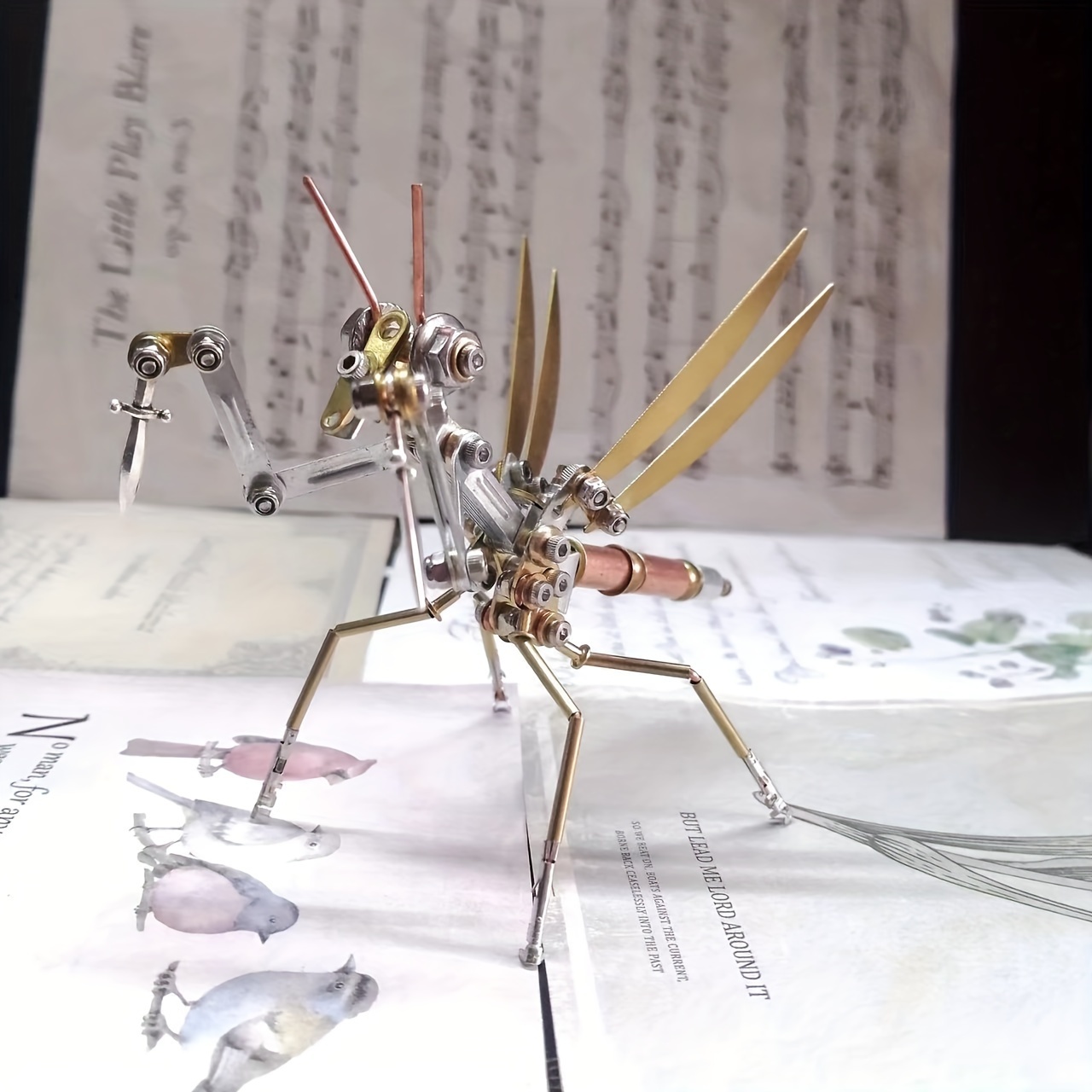 3D Mechanical Insect Model Puzzle Kit
