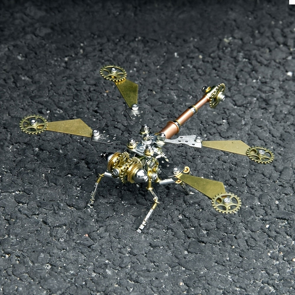 3D Metal Puzzle Assembly Model Toy Gear Dragonfly