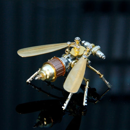Puzzle Ornament Little Fly Metal Steampunk