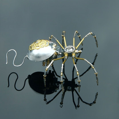 Metal Puzzle 3D Long-tailed Spider Handmade DIY Ornament
