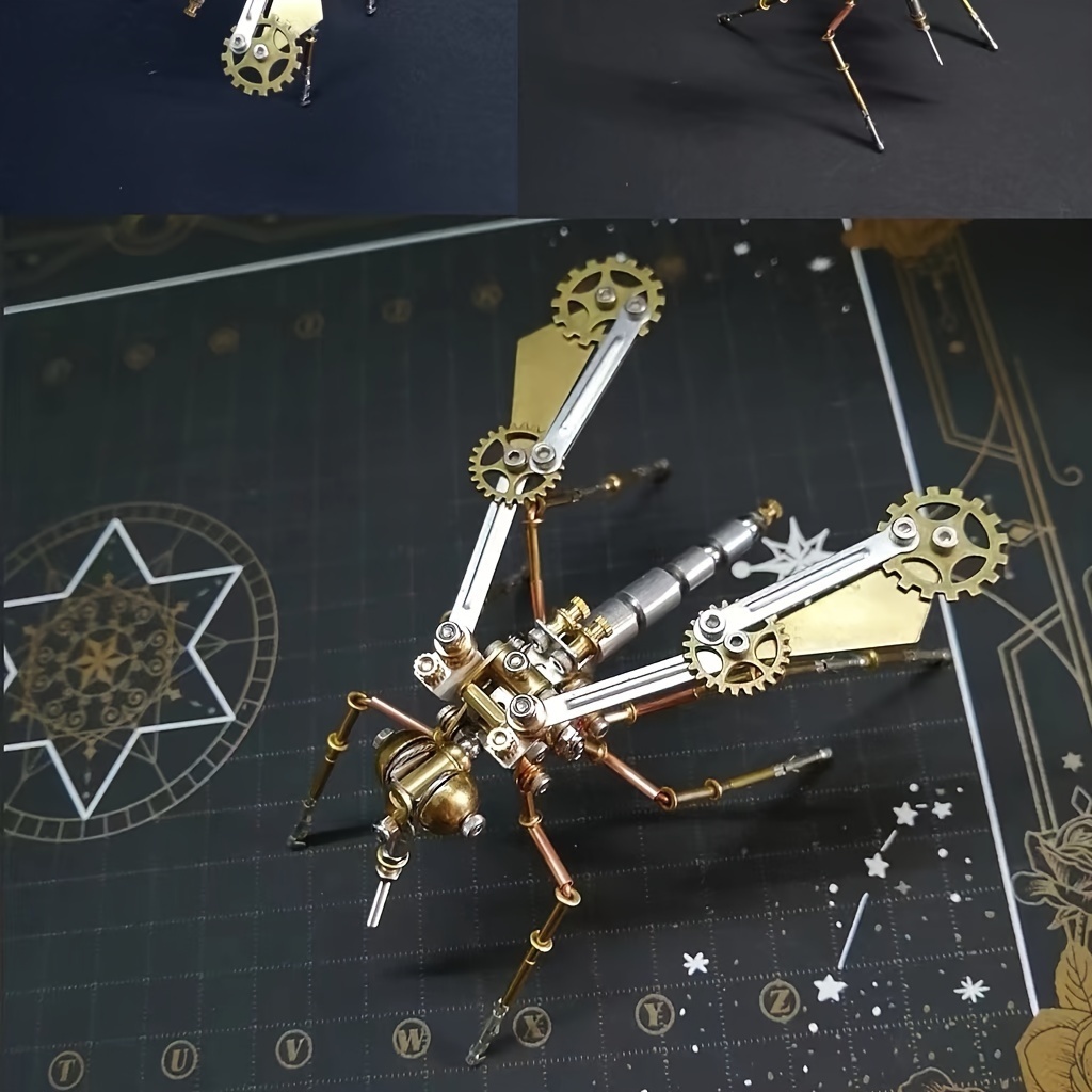 Steampunk Mechanical Mosquito Metal Puzzle