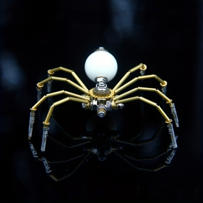 3D Metal Puzzle DIY Creative Metal Spiral Spider