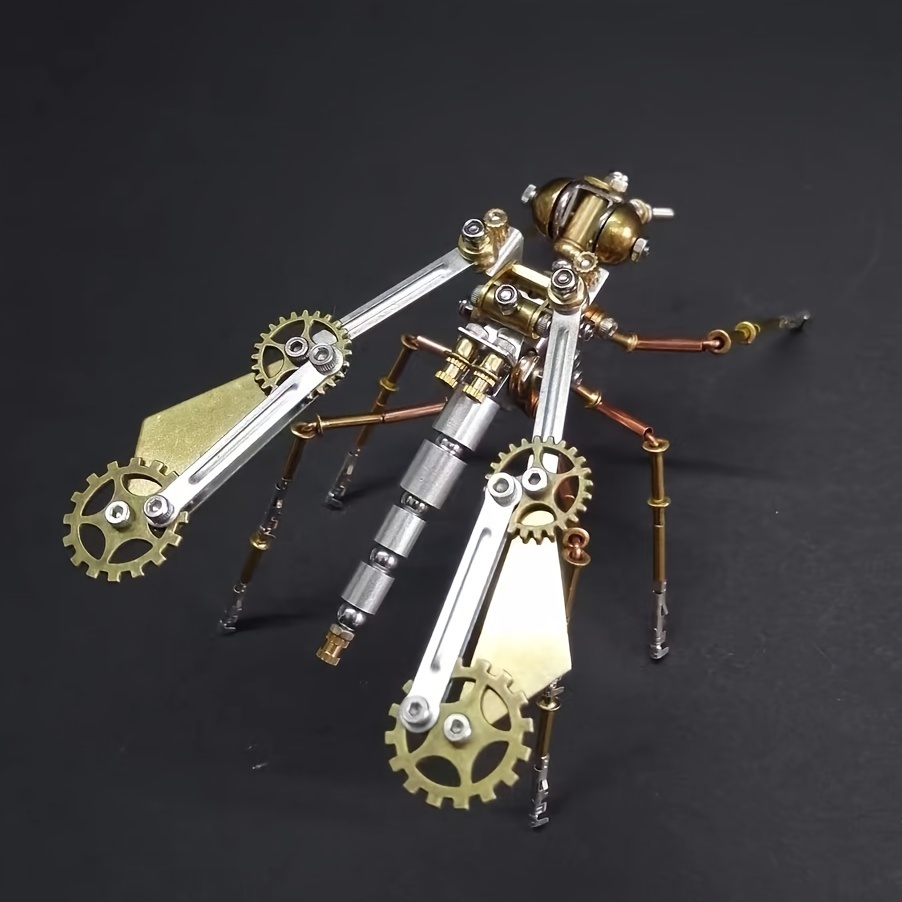 Steampunk Mechanical Mosquito Metal Puzzle