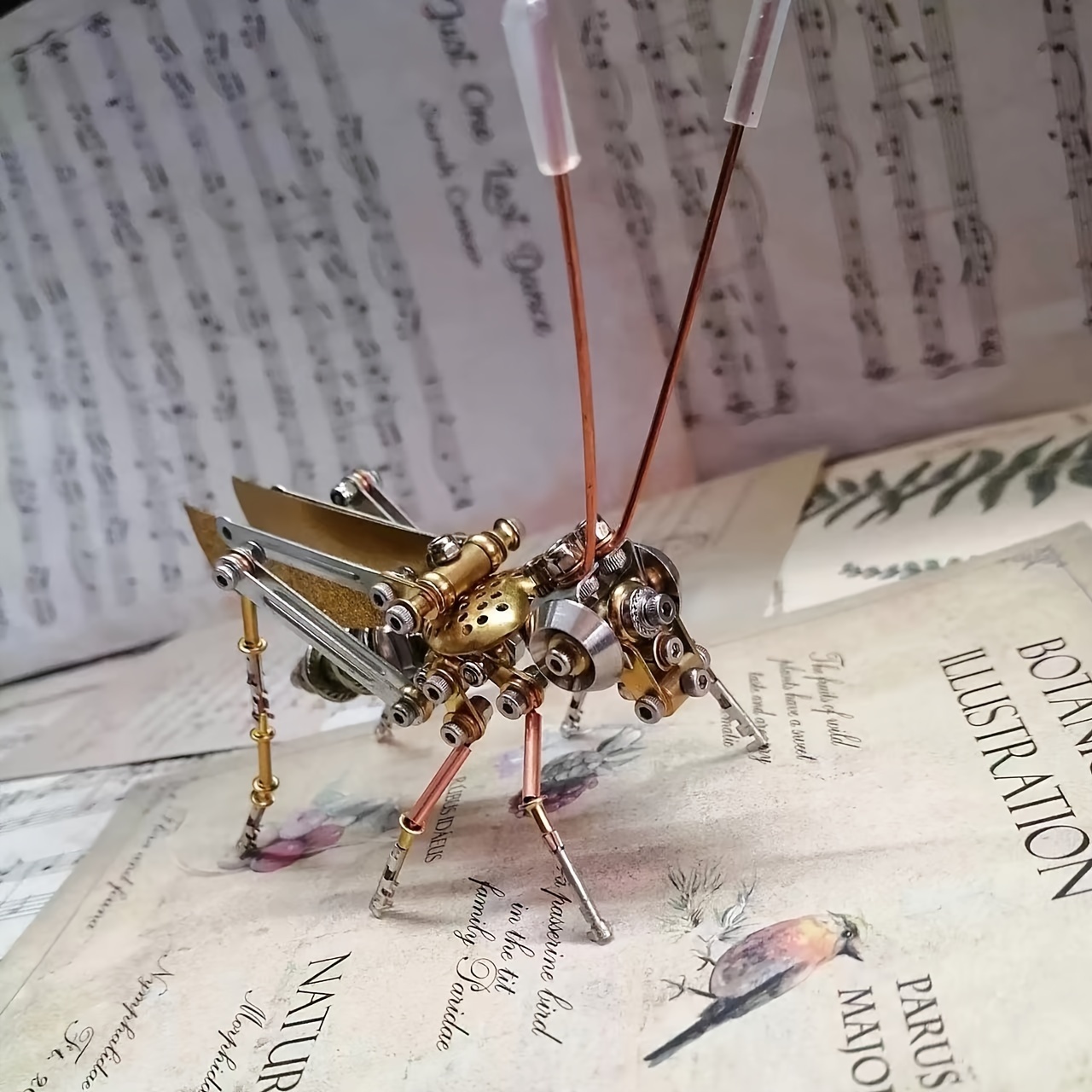 Grasshopper DIY Creative And Fun Metal Puzzle